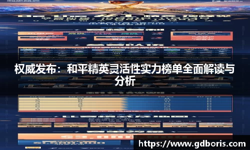 权威发布：和平精英灵活性实力榜单全面解读与分析